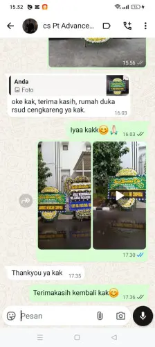 Testimonial Papan Bunga Pernikahan cigorondong