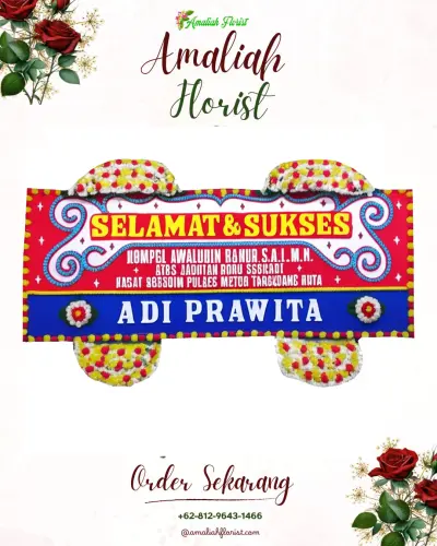 Karangan Bunga Ucapan Selamat cigorondong